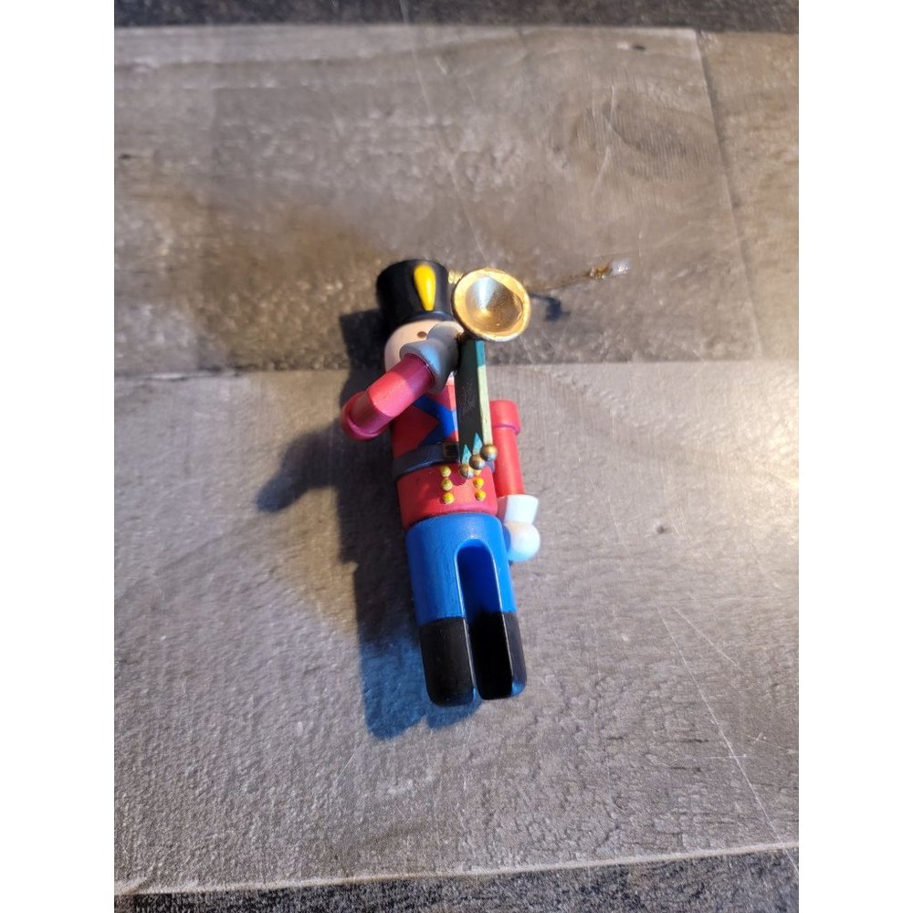 Clothes pin soldier Trumpet ornament xmas